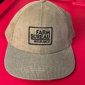 Vintage Farm Bureau Insurance Velcro back hat